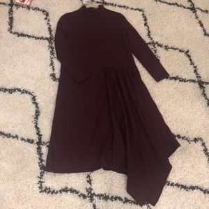 Tweed Cynthia Wine Dress XS